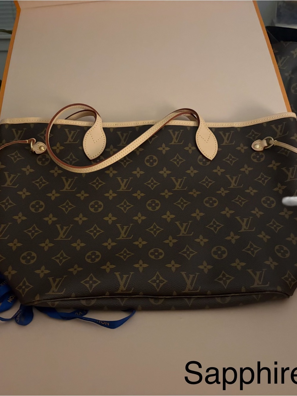 Louis Vuitton Monogram Neverfull Tote in Brown and Natural Vachetta